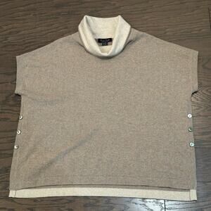 Claudia Nichole Cashmere Sweater - Tan- Taupe Size S/P